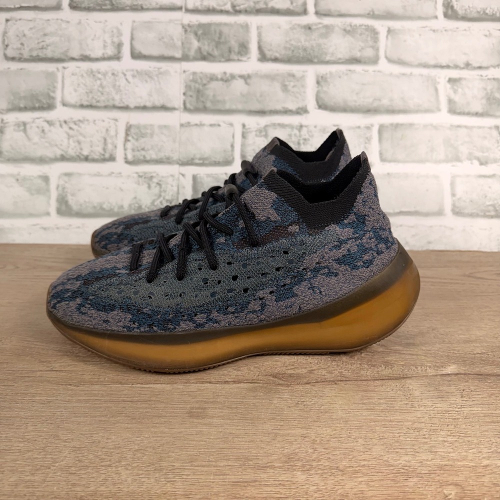 Adidas Yeezy Boost 380 Covellite Primeknit Blue Mens 9